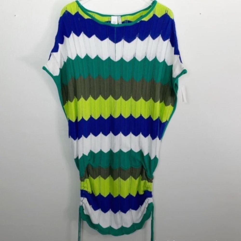 Trina Turk crochet Vibrant Striped Beach
Cover-Up size L - Picture 2 of 3
